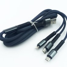 3 In 1 Cable USB to Type C/iPhone/Micro